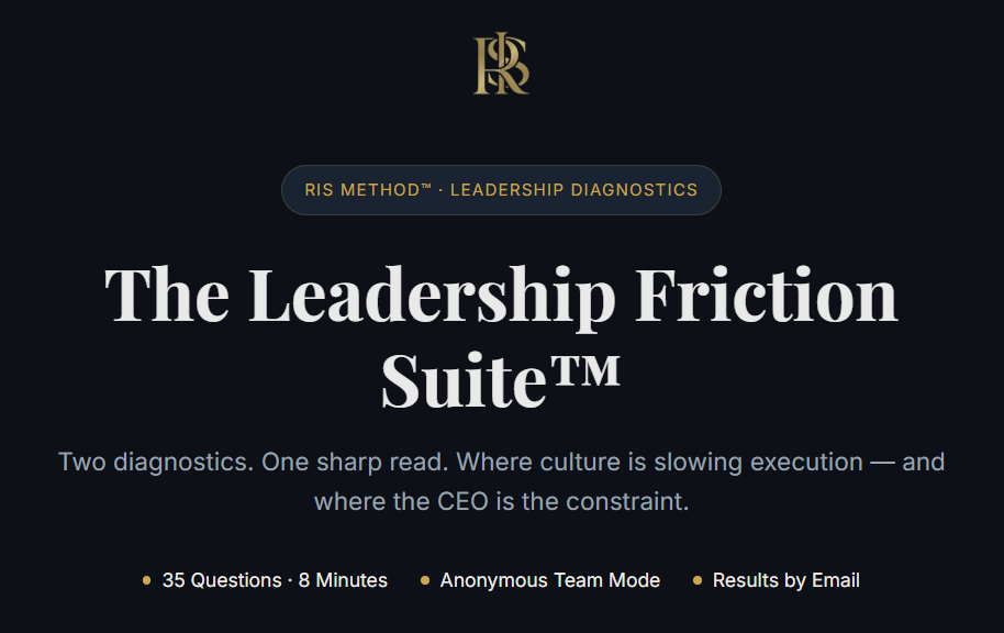 Leadership friction autopsy tool